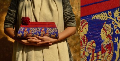 Baluchari Clutch Bag { Q }